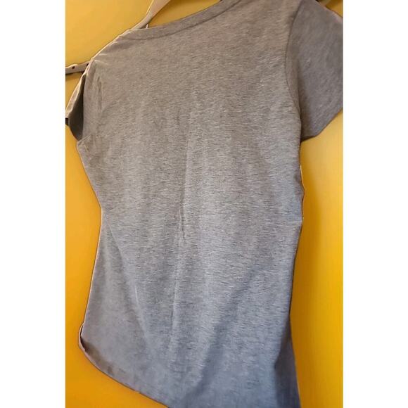 MTV Music Television Logo Womens Checkered Distressed T shirt Large New A129 - Picture 3 of 5